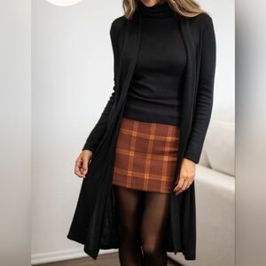 Sozy Abby Elegant Black Long Cardigan - M NWT